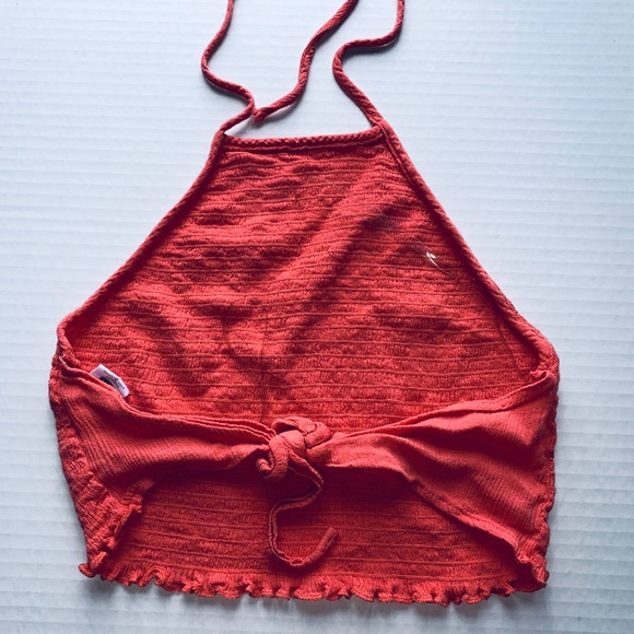 Peach Halter Top - Picture 2 of 2